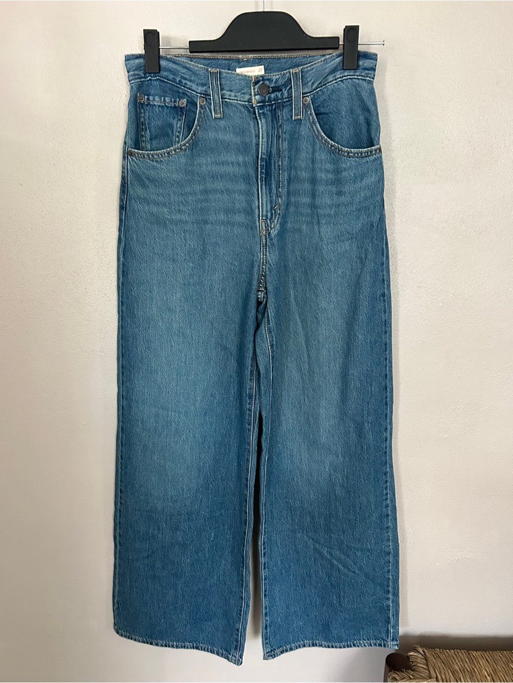 Levi’s Cinch Women's Light Blue Wide Leg Jeans